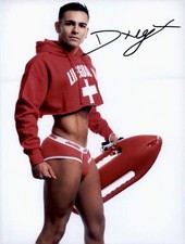 Damian Night signed gay model 8x10 Photo -PROOF- -CERTIFICATE- (A0029) picture