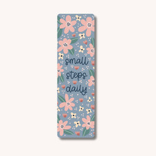 Bookmark for Books, Inspirational Aesthetic, Gift for Bookworms, Laminated Blue picture