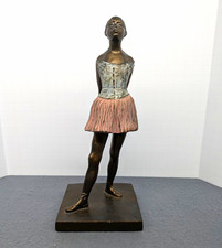 ALVA S. Eylandekov 1993 Ballerina Sculpture Bronze Finish Figurine Girl Dancer picture