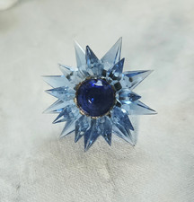 Vintage 1930's Double Row C7 C9 Matchless Star Light - Blue/Blue/Blue Bakelite picture