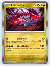 Eternatus 141/191 Rare Surging Sparks Pokemon Holo Near Mint picture