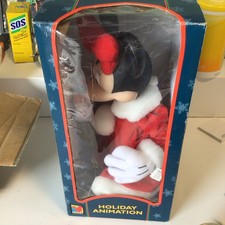 Disney Vintage Santa's Best Minnie Mouse Unlimited Holiday Animation 1996  picture