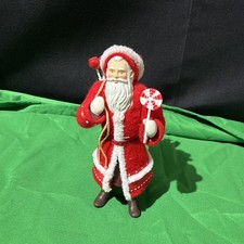 Hallmark Keepsake 2011 Father Christmas Santa #8 Series Red Suit Candy Ornament picture