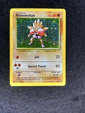 Hitmonchan Holo Rare Base Set 007/102 NM picture