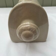 Antique Bourne Denby England Glazed Stoneware Hot Water Bottle Foot Warmer 3 Pt picture