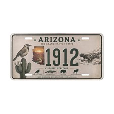 Arizona Custom Wildlife License Plate Novelty Sign Wren Gila Monster Art picture