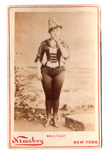 N566 #80 Mollie Fuller, Newsboy Tobacco Actresses, Cabinet Photo, 1894/1895 VG picture
