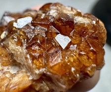 80CT Spessartine Garnet Crystals  on Matrix From Skardu@ PAK picture