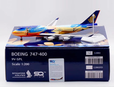 SQ Wings 1:200 Singapore Airlines Boeing  B747-400 9V-SPL Diecast Aircraft Model picture