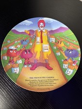 Vintage 1989 McDonald's Melamine Plate French Fry Garden Fry Guys & Ronald nice picture