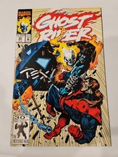 1992  GHOST RIDER # 24 SIGNED MARK 'TEX' TEXEIRA, WITH COA  picture