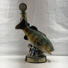 Jim Beam Lenox Porcelain Fish Decanter | 100 Months Old | Hall of Fame Seal picture