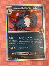 Team Rocket's Honchkrow 127/217 Rare Ascended Heroes Pokemon Holo Near Mint picture