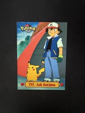 1999 Topps Pokemon TV Animation Edition Series 1 #TV1 Ash Ketchum picture