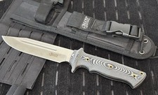 12” Fixed Blade Knife Extreme Quality Full Tang 8CR13 Micarta Scales Bug out Bag picture