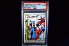 1966 Marvel Super Hero Spiderman This Fly Paper Is Rough On the Hair PSA 4 picture