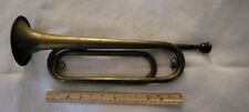 VINTAGE / ANTIQUE US ARMY SLINGERLAND BUGLE - VERY NICE  picture