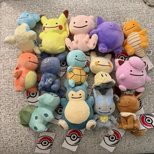 Pokémon Center Ditto as Plush 14 lot Pikachu Gengar Snorlax Dragonite many more picture