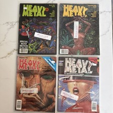 Heavy Metal magazine lot 1982 (4) picture