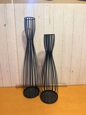 LOT OF 2 PartyLite Linear Lites Candle Holders 14 1/2” & 18