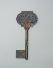 Vintage Soviet Bronze Key St. Petersburg Peter and Paul Fortress 1703 USSR 7