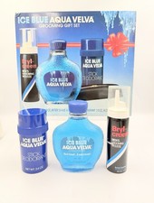 Vintage Aqua Velva Ice Blue Set After Shave, Stick Deodorant Bryl-Creem -NO COMB picture