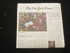 2021 MARCH 3 NEW YORK TIMES-BIDEN VOWS DOSES WILL SUPPLY NEEDS OF ADULTS BY JUNE picture
