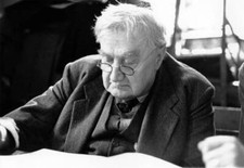 The English composer Ralph Vaughan Williams 1951 Old Photo picture