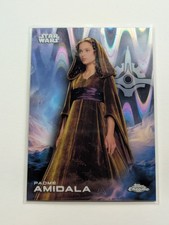 Topps Chrome Star Wars 2025 141 Padme Padmé Amidala ROTS Raywave Refractor picture