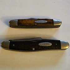Case Lot of 2 pocket knifes case xx 4 blade 64047p And case tested xx picture