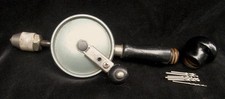 VINTAGE CRAFTSMAN HAND DRILL no DD9-4231 w/ 6 DRILL BITS EXCELLENT + CONDITION picture