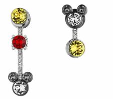 Atelier Swarovski Mickey Mouse Pierced Earrings Crystal #5459869 New in Box$189 picture
