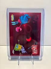 2025 Topps Chrome SpongeBob/The Grill Is Not A Home  Song Song Red Refractor /5 picture