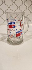 VTG 2007 Pepsi Cola Confetti Glass Mug picture