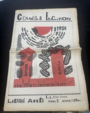 Vintage 1970s Los Angeles free press alternative newspaper, counter education picture