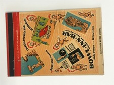 WB59 Matchbook Cover Wide Bowl Inn Bar, Lake Delton Wisconsin WI picture