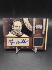 APOLLO 14 EDGAR MITCHELL 2012 PANINI AMERICANA AUTOGRAPH & RELIC CARD /99 Auto picture