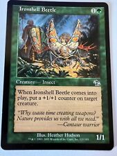 MTG Magic The Gathering Judgment Ironshell Beetle Common LP picture