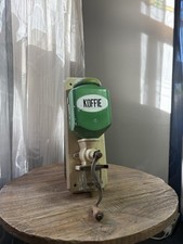 Vintage Leinbrock Green Ceramic Coffee Grinder Art Deco Wall Mill Dutch Koffie picture