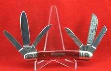 1998 Bulldog Knives 6 Blade Red Bone Congress NM No Box 1 of 36 picture