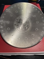 1976 State Seal of Pennsylvania Bicentennial Stainless Steel Commemorative Tray picture
