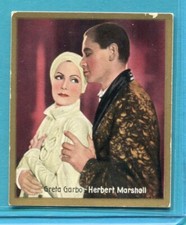 1935 RAMIES CIGARETTEN JASMATZI BUNTEN FILMBILDER #24 GRETA GARBO TOBACCO CARD picture