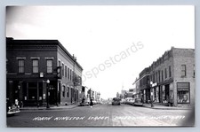 J90/ Caledonia Minnesota RPPC Postcard c1950s North Kingston Stores 361 picture