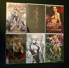 Red Sonja,Conan,John Carter,Gun Honey, Grimm' Comic Book Lot Jenny Frisson, Chew picture