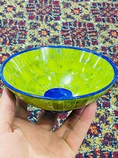 6inch serpentine and Lapis lazuli Bowl top quality natural stone AAA picture