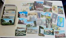 POSTCARDS RANDOM LOT OF 50 ANTIQUE & VINTAGE US & FOREIGN VIEWS & GREETING CARDS picture
