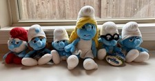 Plush Smurfs 2011 Lot Of 6 picture
