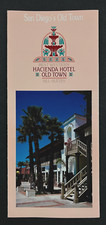 1990s Old Town San Diego CA Best Western Hacienda Hotel Vintage Travel Brochure picture