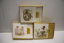 1973 HOLLY HOBBIE NOTE CARDS IN O/BOXES, UNOPENED NOS. picture