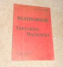 1903 Westinghouse Threshing Machinery Schenectady NY Farm Sales Catalog Book picture